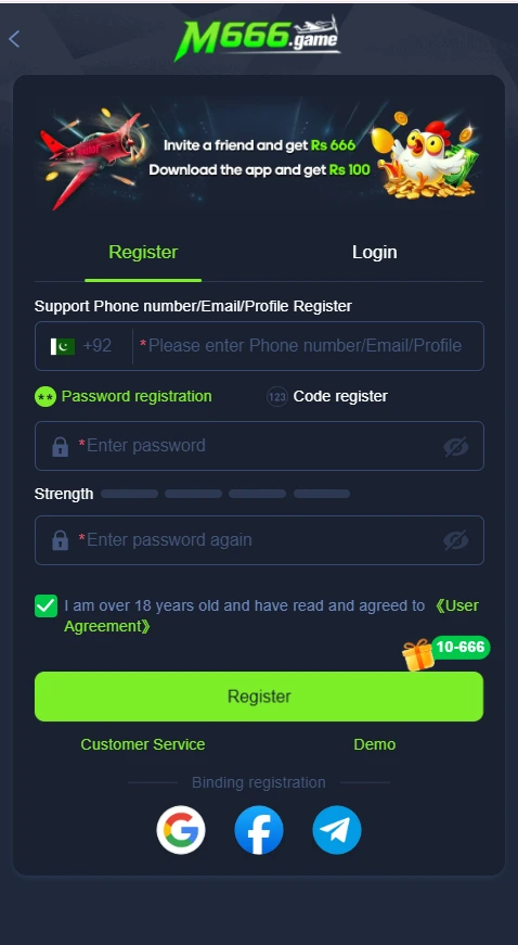 M666 Register